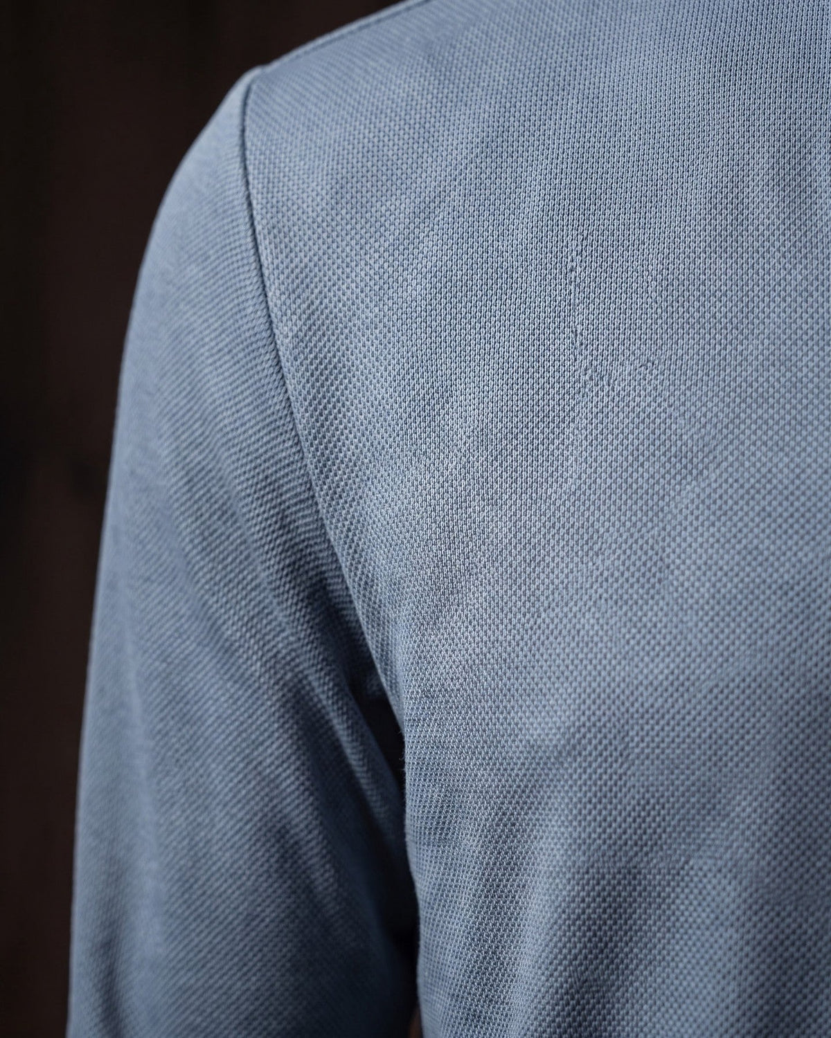 Federico Long-Sleeve Piqué Polo